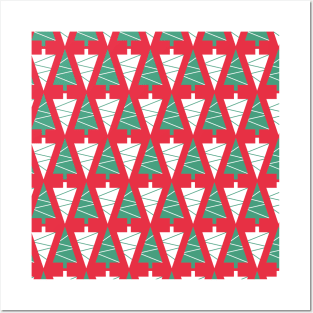 Christmas fir trees Posters and Art